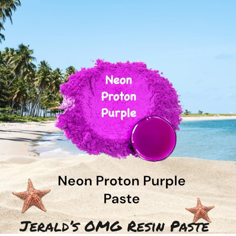 Neon Proton Purple Resin Paste